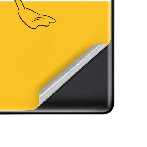Looney Tunes Daffy Duck Yellow Stripes Pixel Skins